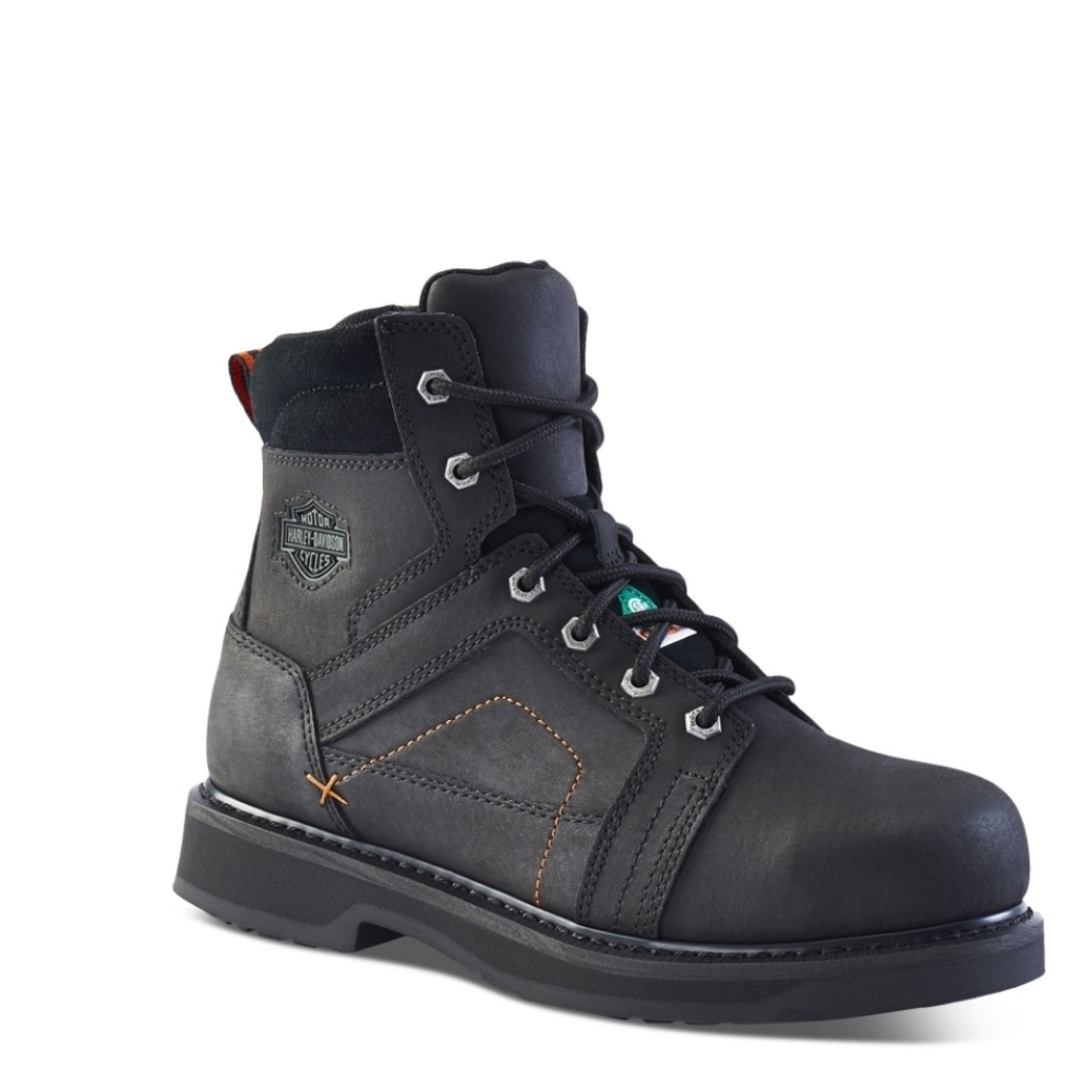 Harley-Davidson Men's Work Pete 6 Inch Steel Toe Boots (Size 12)